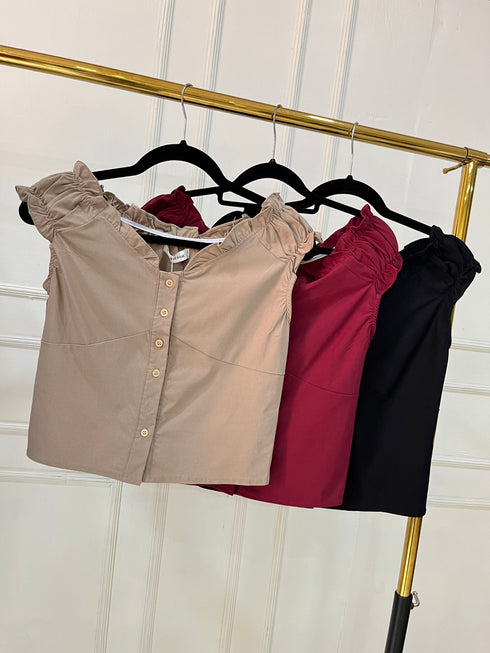 MATINEE Fitted Button Down Tops